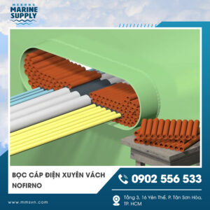 Bọc cáp điện xuyên vách Nofirno