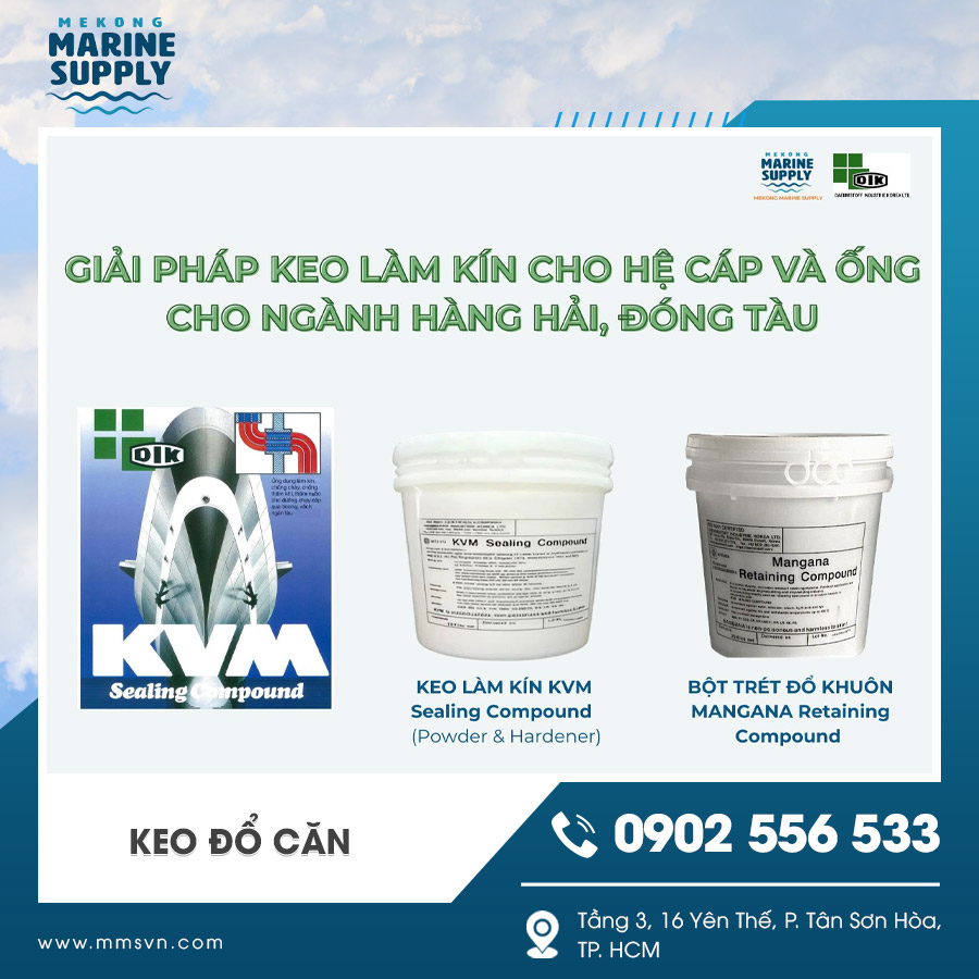 Chất nhồi xuyên vách MANGANA và Keo làm kín KVM Sealing Compound®