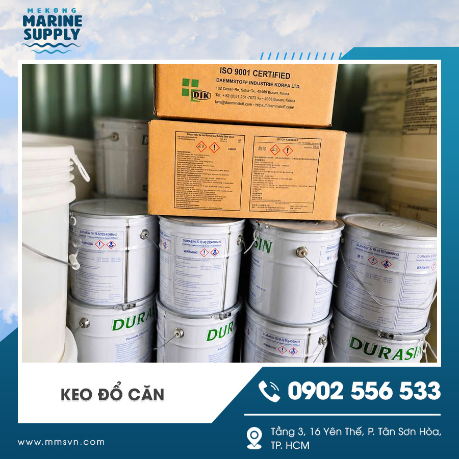 Vật liệu keo đổ căn chất lượng cao trong công nghiệp