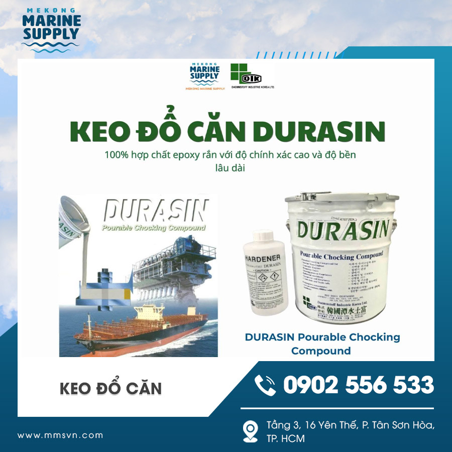 Keo đổ căn Durasin chính hãng, độ bền cao