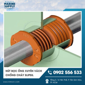 Nút bọc ống xuyên vách chống cháy SLIPSIL