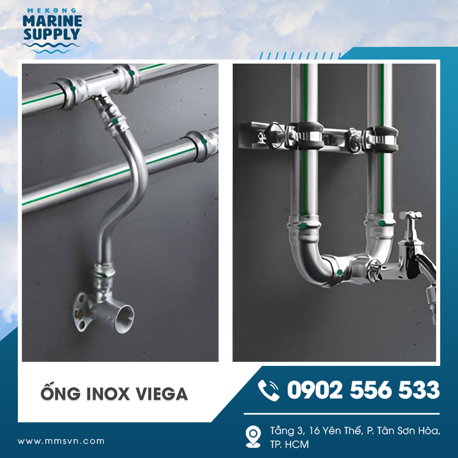 Hệ thống ống inox Viega bằng công nghệ ép nối Hệ thống ống inox Viega bằng công nghệ ép nối