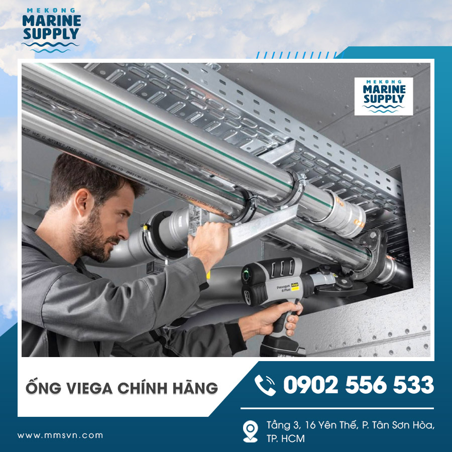 Thi công lắp đặt ống Viega chính hãng đạt tiêu chuẩn Thi công lắp đặt ống Viega chính hãng đạt tiêu chuẩn
