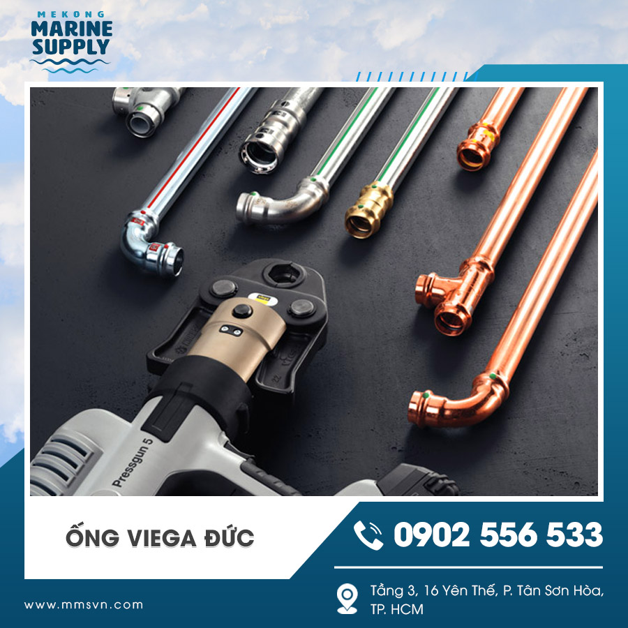 Ống Viega Đức chính hãng cho hệ thống cấp nước