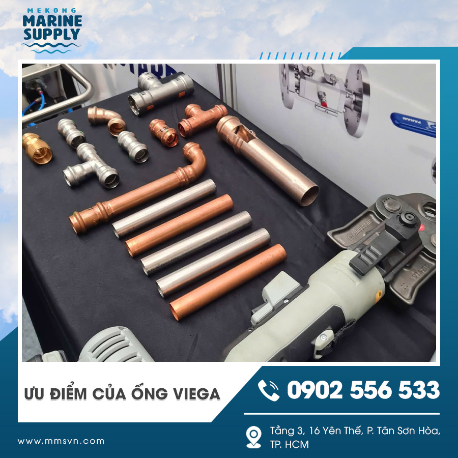 Ưu điểm của ống Viega trong hệ thống đường ống