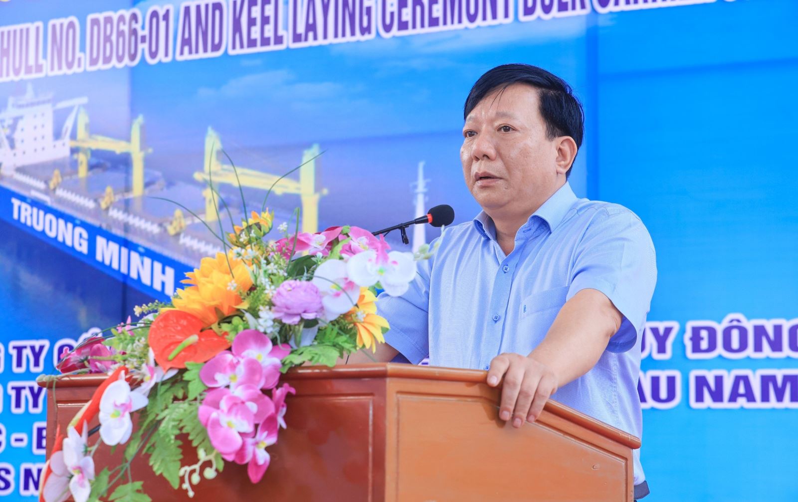 Đ/c Nguyễn Đức Thọ - Phó chủ tịch UBND TP Hải Phòng phát biểu tại buổi Lễ Đ/c Nguyễn Đức Thọ - Phó chủ tịch UBND TP Hải Phòng phát biểu tại buổi Lễ