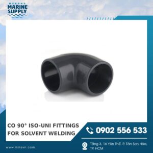 CO 90° ISO-UNI FITTINGS FOR SOLVENT WELDING